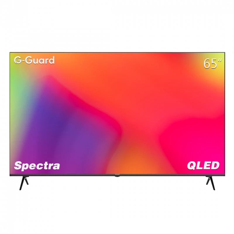 تلفزيون Spectra CQG 65 بوصة ذكي 4K QLED مع HDR10 و Dolby Vision والتحكم الصوتي من جي جارد - جي-جارد